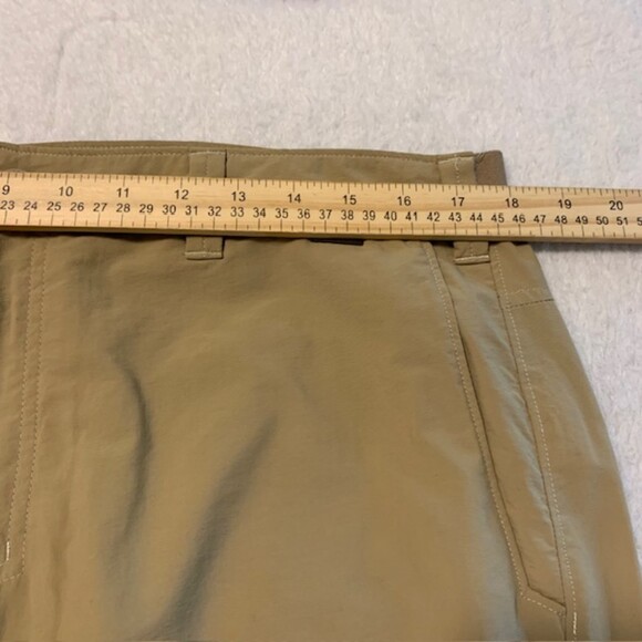 Simms Khaki Convertible Nylon Blend Shorts Pants Fishing Hiking Pants Size 38 - Picture 8 of 11